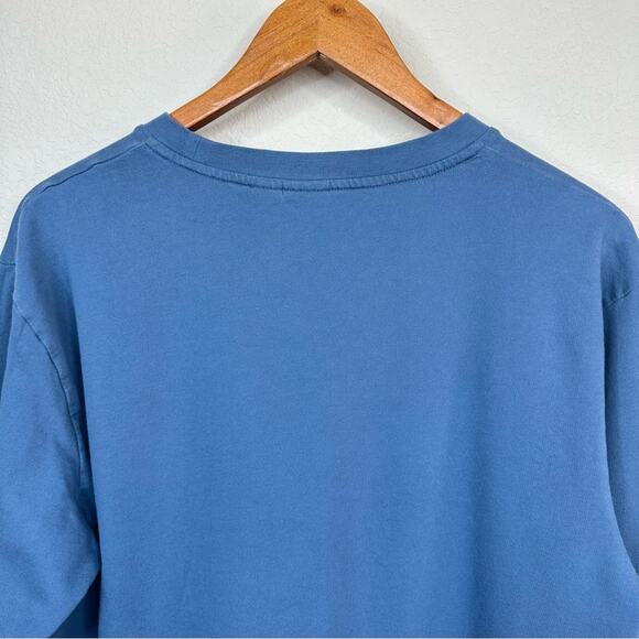 HUGO BOSS  Men's Blue Logo Panel Graphic Crew Pullover Sweatshirt Size XXL - Picture 4 of 13